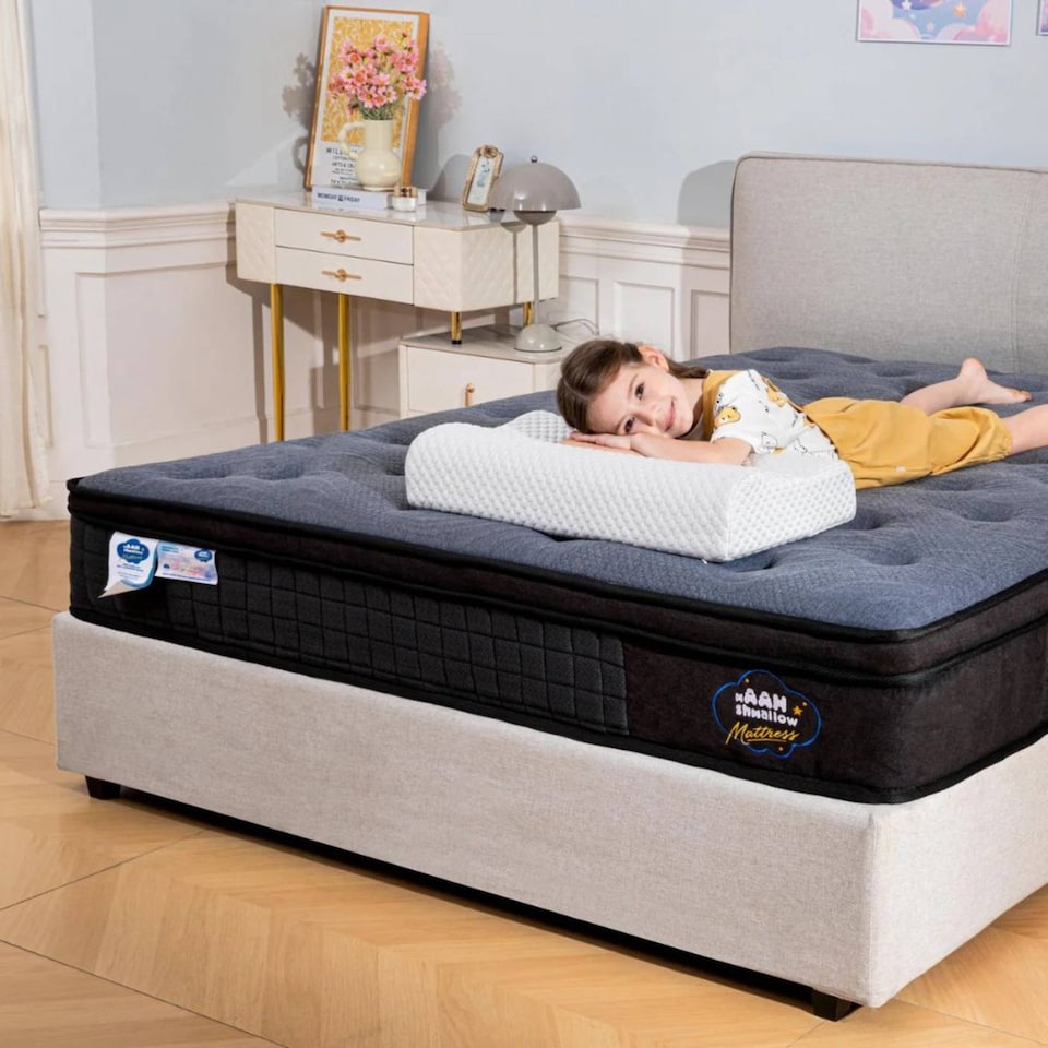 image 1 of 10 Inch Memory Foam Pocketed Springs Mattress King