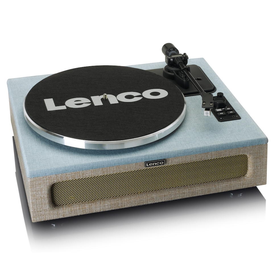image 1 of LENCO LS-440BUBG - Turntable with 4 built-in speakers - Fabric