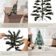 image 4 of Christmas Tree - artificial Christmas tree with frosted tips, pine cones, and metal stand | Green | green | 1