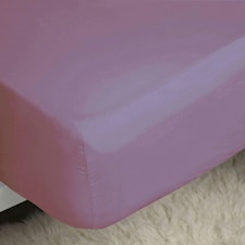 Belledorm Easycare Percale Fitted Sheet - Misty Rose - Single