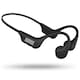 image 1 of Bone Conduction Bluetooth Wireless Headphones Open Ear Sports Earphones with Mic, Hands- Free Calls, Built-in 16GB MP3 Player - August EP400B | Black