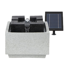 Gardenwize Solar Powered Granite Oasis Solar Water Feature