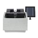 image 1 of Gardenwize Solar Powered Granite Oasis Solar Water Feature