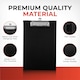 image 3 of A5 Black Foldover Clipboard with Pen Holder