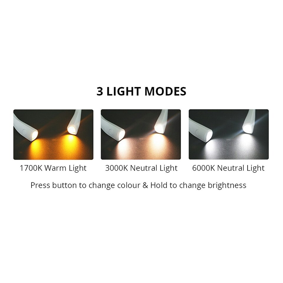 image 1 of Xtralite LED Neck Reading/Book Light, Rechargeable White