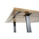 image 5 of Dining Table Home ESPRIT Black Natural Metal Mango wood 200 x 100 x 76 cm N/A