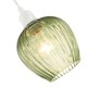 image 3 of Modern Green Easy Fit Pendant Lighting Shade with Ridged Fluted Lines | Green