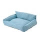 image 2 of Living and Home Cozy Sofa-Style Pet Bed — Soft, Supportive & Stylish | Blue | One Size