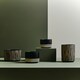 image 5 of Interiors by Premier Large Ceramic Planter, Modern Black and Gold Planter for Indoor Plants, Drum-shaped Ceramic Planter for Home Black