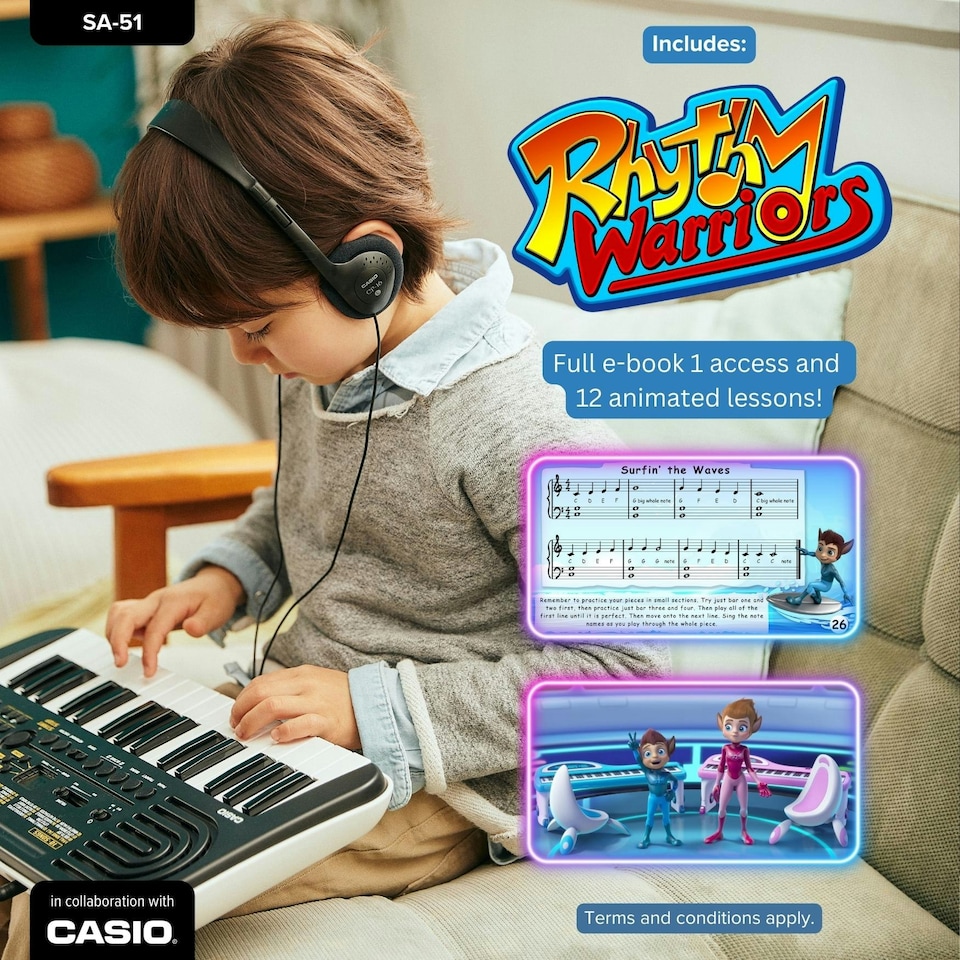 image 1 of Casio SA-51 Mini Key keyboard