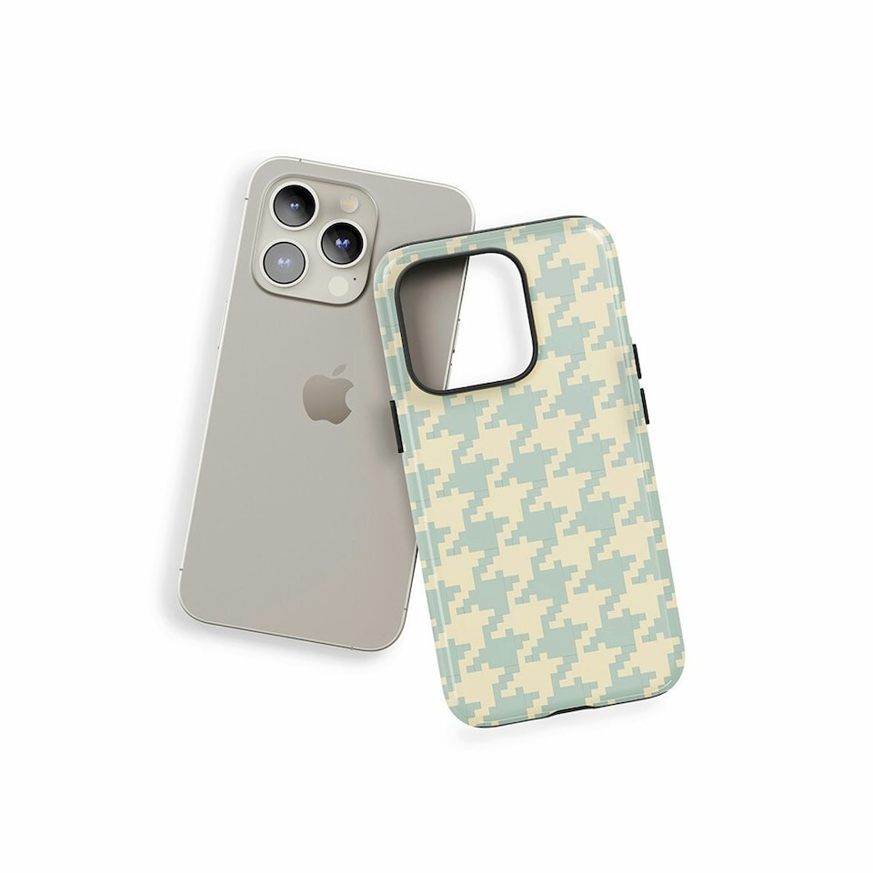 image 1 of Subtle Houndstooth Phone Case | Multi | Galaxy S24 Ultra
Tough | Galaxy S24 Ultra
Tough