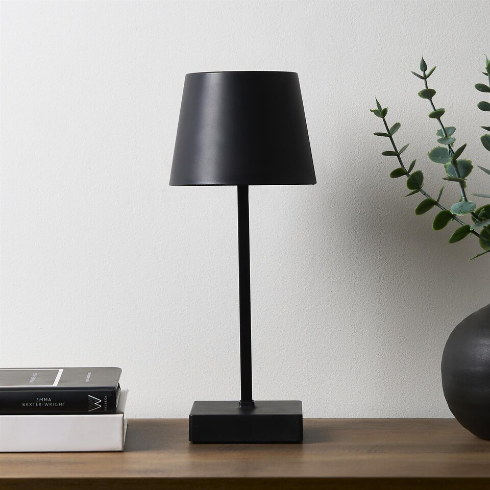 image 1 of OHS Bedside Cordless Table Lamp LED Battery Operated Night Light