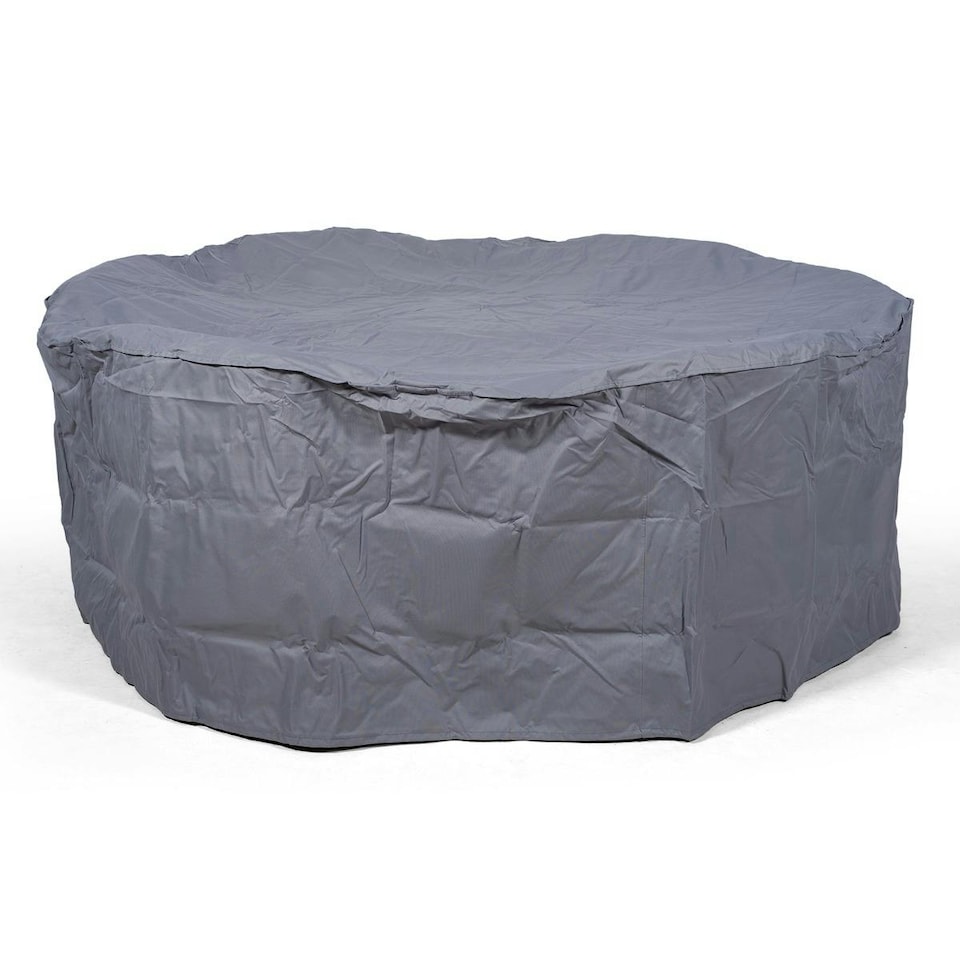 image 1 of Giardino Round 8 Seater Garden Table & Chairs Set Cover | Grey | Grey