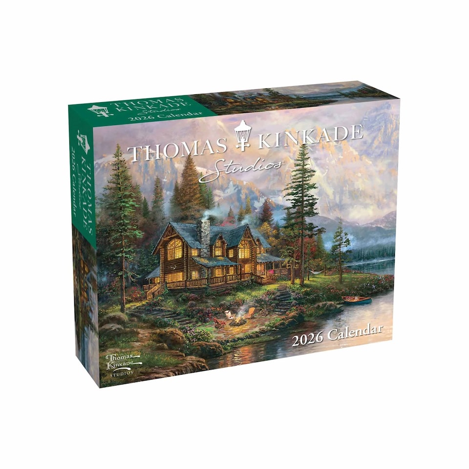 image 1 of Thomas Kinkade Studios 2026 Day-to-Day Calendar