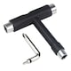 image 2 of All In 1 Skateboard & Scooter Allen Key Tool 5 Way Metric Multi Function Pocket Tool for Trucks Wheels Bolts Assembly Adjustments