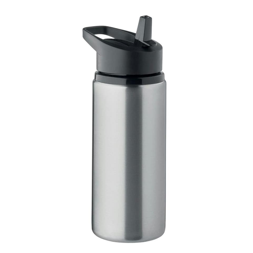 image 1 of MidOcean Spot Single Wall 500ml Water Bottle - Matt Silver - One Size | Multi | One Size