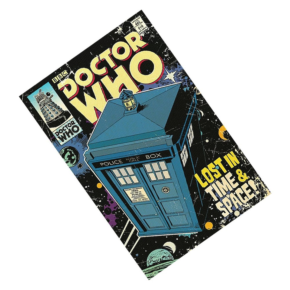 image 1 of Doctor Who Lost In Time & Space Poster - Multicoloured - 91cm x 61cm 91cm x 61cm