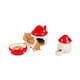 image 1 of Scruffs Small Pet Toadstool Ceramic Set - House, Food Bowl & Water Well