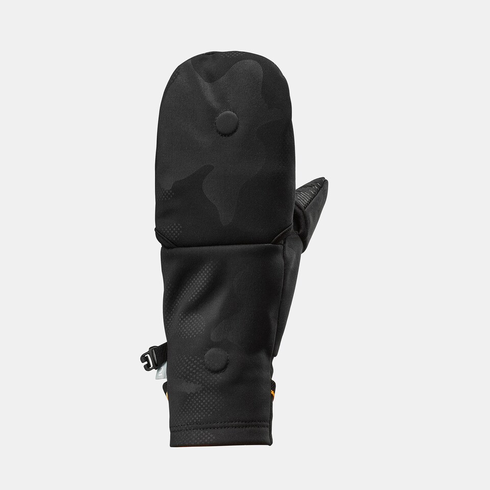 image 1 of Decathlon Kids’ fingerless hiking mittens, 6-14 years HIKE500 - Black