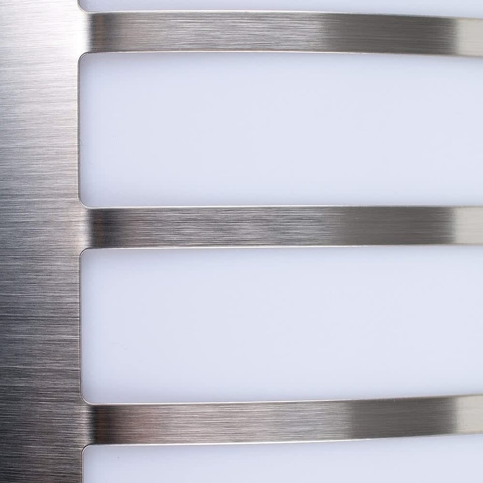 image 1 of ValueLights Medlock Silver Outdoor Wall Bulkhead Light