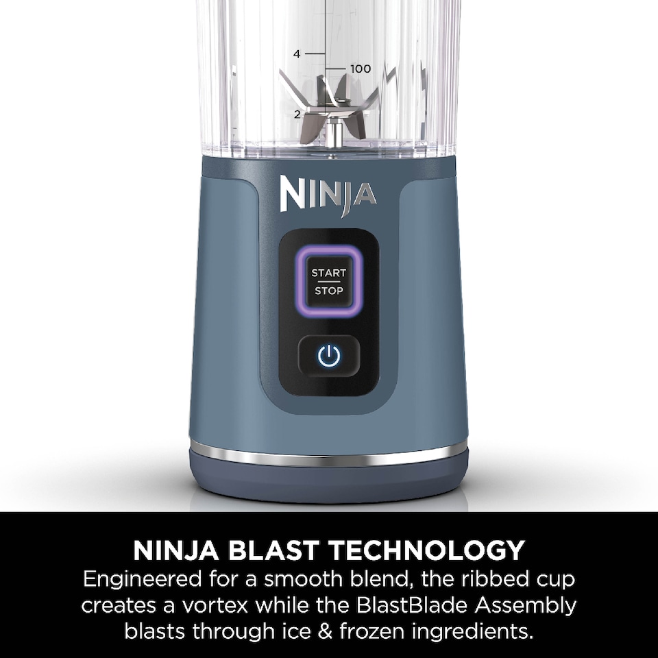 image 1 of Ninja Blast Cordless Portable Blender in Denim Blue BC151UKNV | Blue | Denim Blue | 1