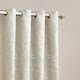 image 2 of Wylder Floral Jacquard Natural Eyelet Curtains 229 x 183cm