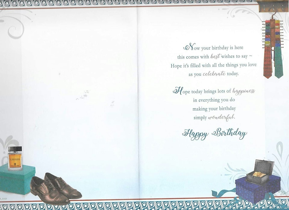 image 1 of To A Special Dad On Your Birthday Keepsake Treasures Greeting Card