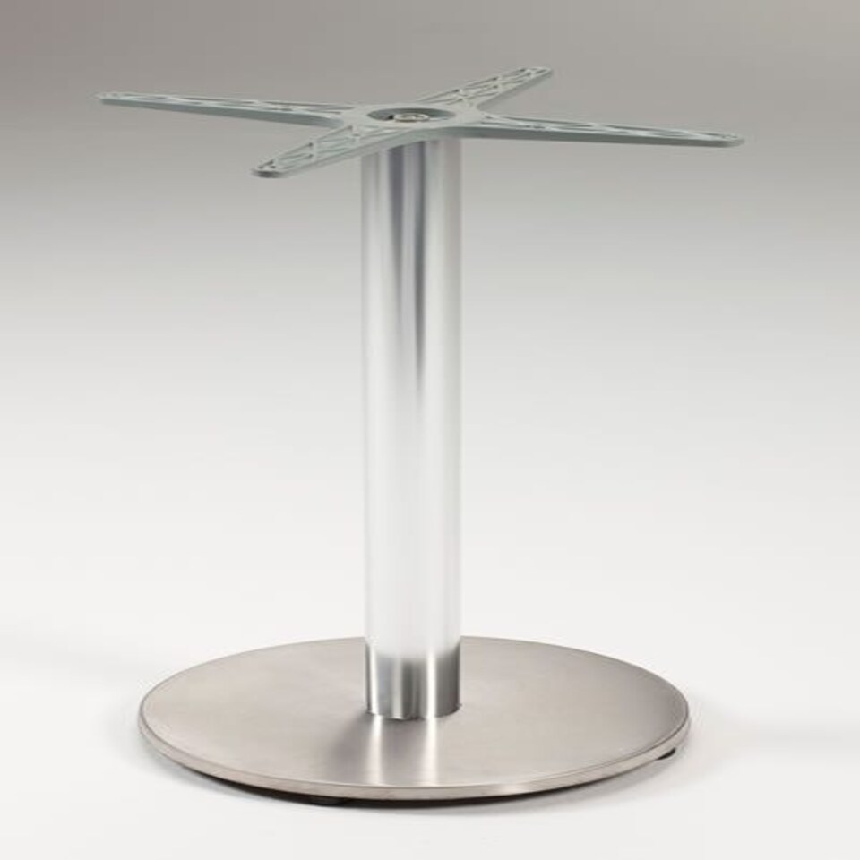 Sirra Steel Round Base White