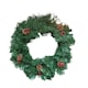image 10 of 50cm Premier Christmas Wreath With Festive Berry and Cones
