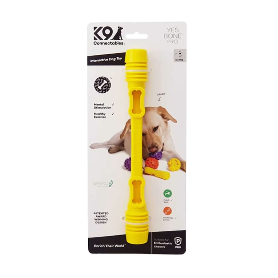 image 1 of K9Connectables Dog Toys - Yes Bone Medium