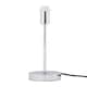 image 8 of First Choice Lighting Set of 2 Chrome Touch Operated Table Lamps with White Cut Out Shades Chrome | White