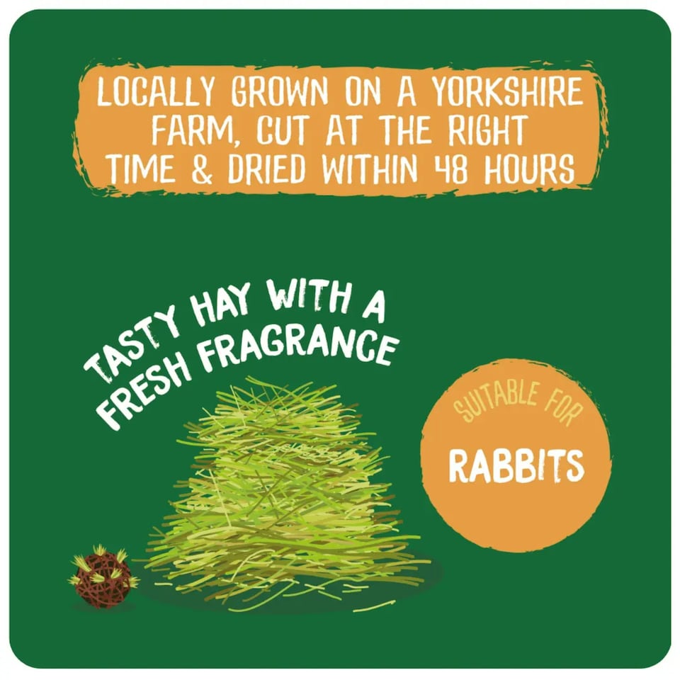 image 1 of Burgess Excel Long Stem Feeding Hay - 1KG