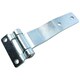 image 2 of Heavy Duty 145mm Strap Hinge Locker Door Hatch Zinc Plated 4mm Thick Silver