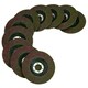 image 4 of 10 x Flap Discs 80 Grit Angle Grinder 4.5" (115mm) Flat Sanding Grinding TE232