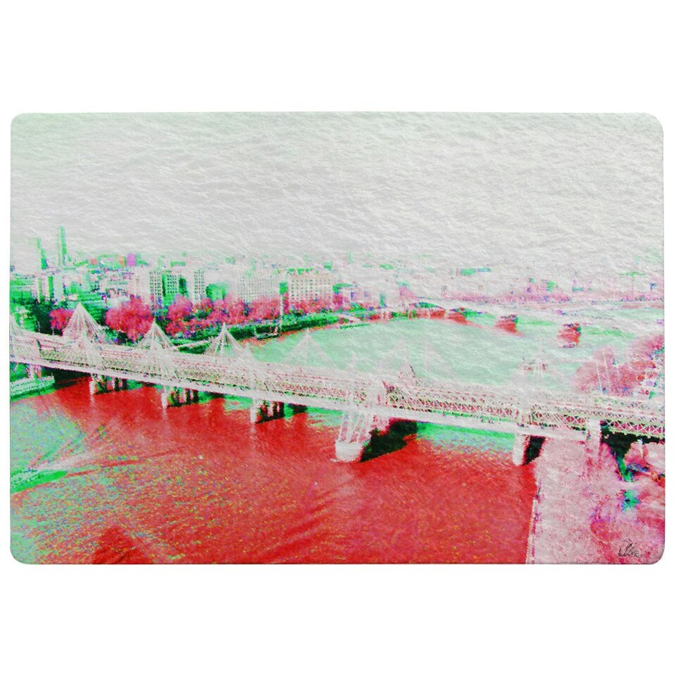 image 1 of LONDON EYE View RED (Rug) Red | XL: 160x230cm