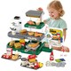 image 5 of Green 71Pcs Kids Fast Food Playset Caterer Kitchen Toy Set