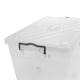 image 10 of URBNLIVING Clear Plastic Storage Box With Lid | Clear | 70 Litre - 2 Boxes