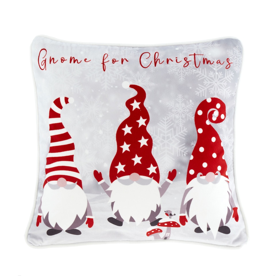 image 1 of Fusion Festive Gonks Filled Cushion Red