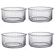 image 1 of Duralex Oven Chef Glass Ramekins for Creme Brulee, Desserts - 10cm - Pack of 4