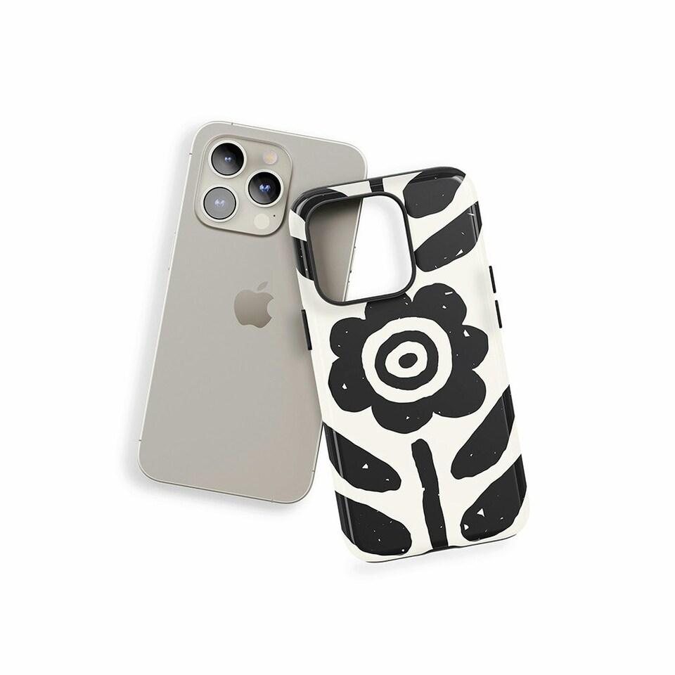 image 1 of Abstract Flower Phone Case | Black | iPhone 13 Pro Max
Tough | iPhone 13 Pro Max
Tough