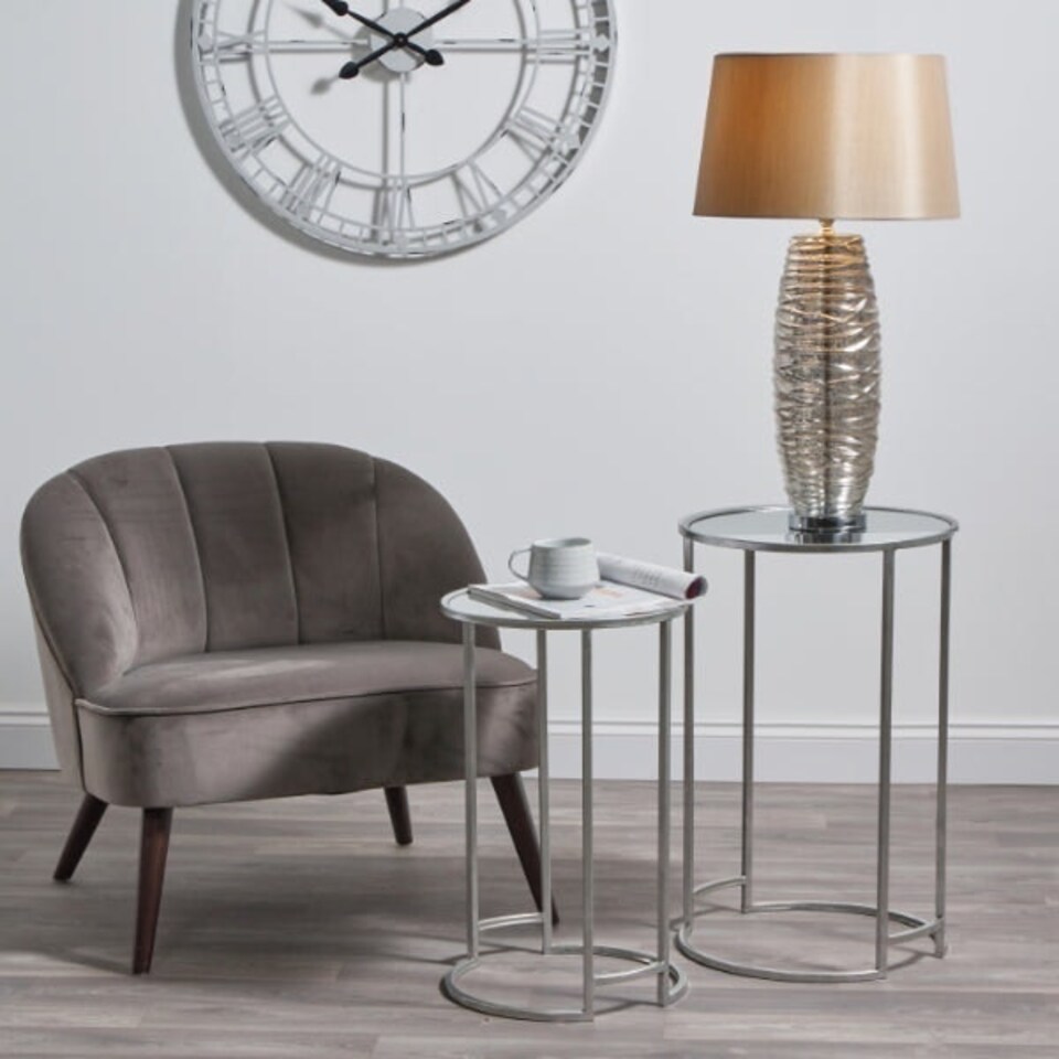image 1 of Lorena Mercury Glass Table Lamp