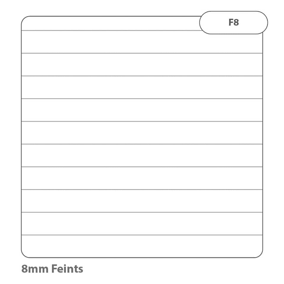 image 1 of Rhino 32 Page Blank & 15mm Lined Exercise Book Red 8 x 6.5 inches 10 Pack