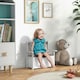 image 2 of AIYAPLAY 2 in 1 Toy Box for Kids with Safety Lid for Bedroom, Nursery Grey | 68.5L x 34W x 58Hcm