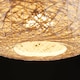 image 5 of ValueLights Bjorn White Ceiling Pendant Shade & Bulb | Cream