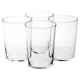 image 1 of Bistro Cocktail Drinking Glasses Beer Tumblers Barware Set | Clear | Clear | Set of 4