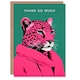 image 1 of Pink Fashion Leopard Thank You Her Card