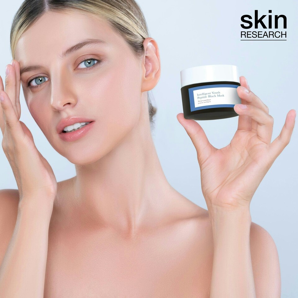 image 1 of Skin Research Intelligent Youth Peptide Mask 50ml Twin Value Savings Pack