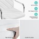 image 5 of Yaheetech Set of 2 Faux Leather Bar Stools | White