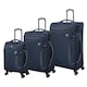 image 1 of IT Luggage Teleported Navy Berry Expandable 3pc Suitcase Set with TSA Lock Blue