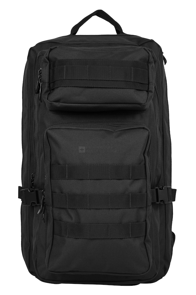 image 1 of Mountain Warehouse Legion Backpack Comfortable Everyday Rucksack Laptop Bag | Black